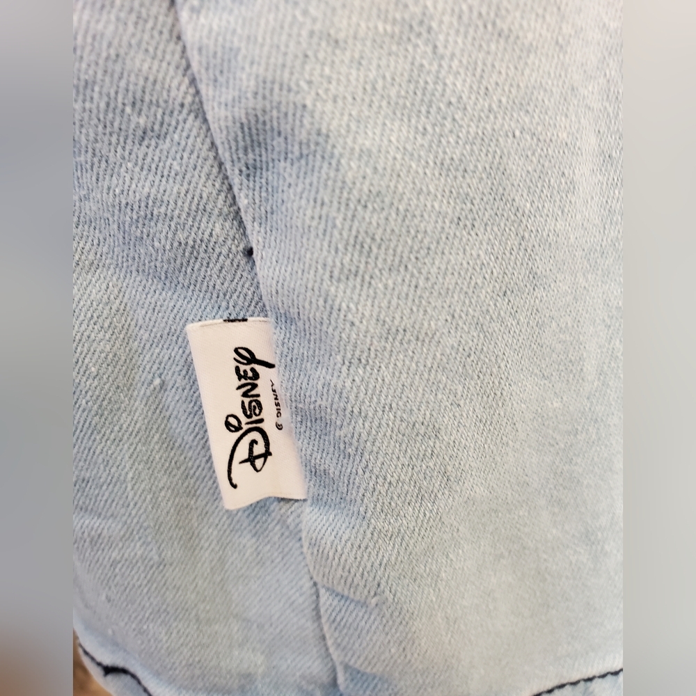 Her Universe Disney Parks Mickey Mouse Strech Denim Blue Overall Mini Dress SzXS - Picture 8 of 13